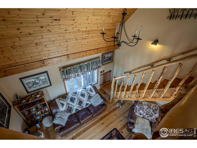 a view of a house with wooden stairs