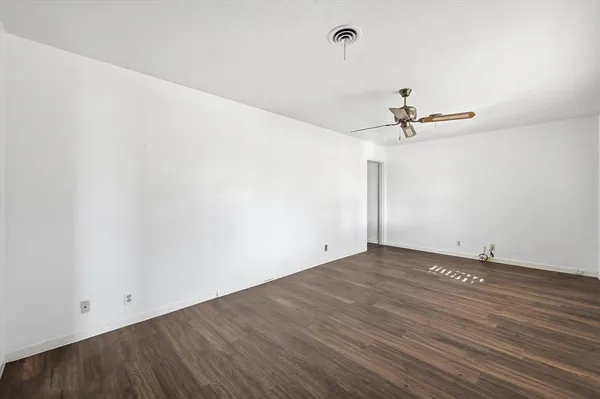 wooden floor in an empty room