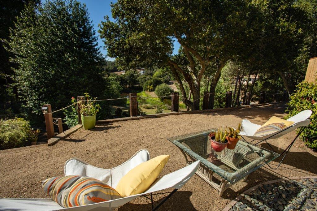 130 Strawberry Road Watsonville, CA 95076 - Photo 15 of 27 a view of backyard with swimming pool and seating space