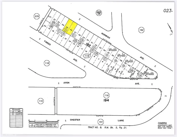 $24,000 | 1845 Norwich Avenue, Cambria, CA 93428