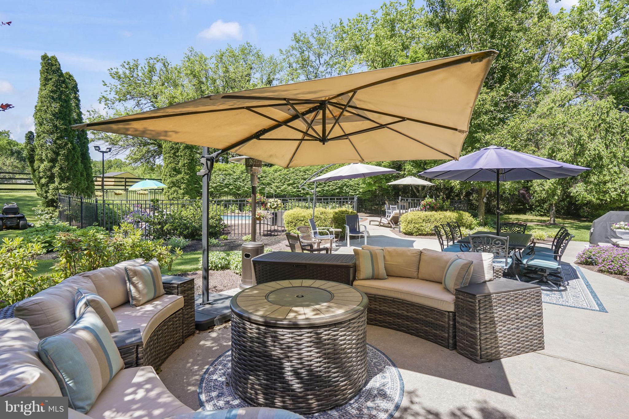 26 Ellisdale Road Allentown, NJ 08501 - Photo 39 of 45 Serene outdoor retreat with shade.