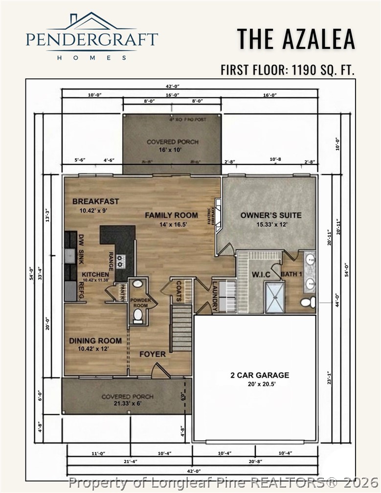 4974 Philippi Church Road Raeford, NC 28376 - Photo 3 of 43 FIRST FLOOR - 1190 SQ. FT.