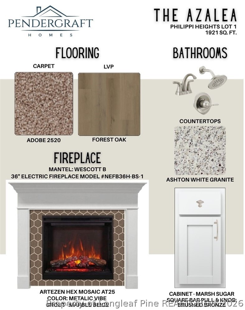 4974 Philippi Church Road Raeford, NC 28376 - Photo 6 of 43 FLOORING, FIREPLACE & BATHROOM SELECTIONS