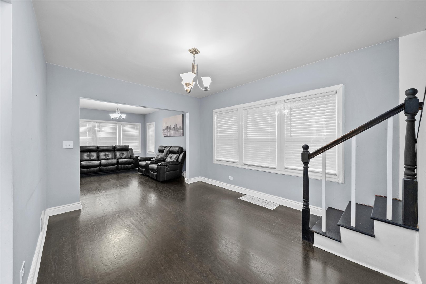 5837 West 16th Street Cicero, IL 60804 - Photo 8 of 22 a view of a livingroom with furniture a fireplace