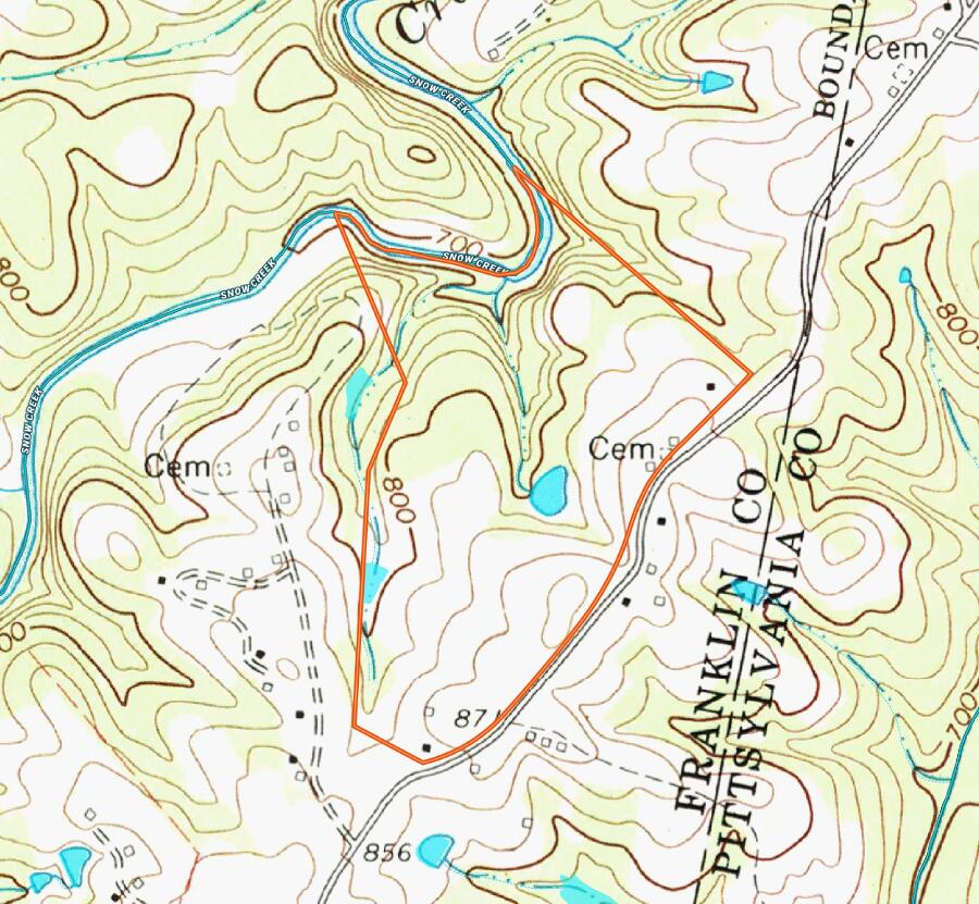 2359 Sago Road Penhook, VA 24137 - Photo 45 of 46 Map - Topo