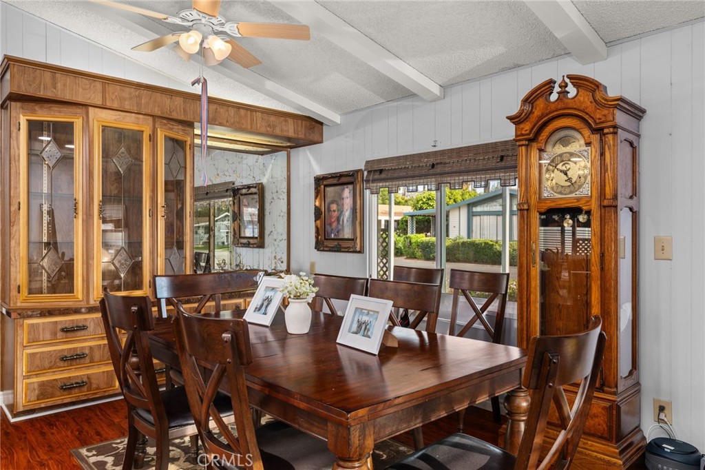 13381 Magnolia, Unit 35 Corona, CA 92879 - Photo 12 of 39 a view of a dining room with furniture window and outside view