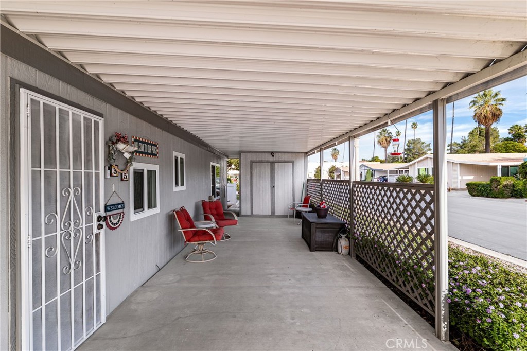13381 Magnolia, Unit 35 Corona, CA 92879 - Photo 29 of 39 a view of a porch with furniture
