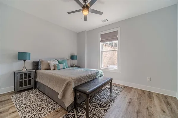 an aerial view of residential house with outdoor space