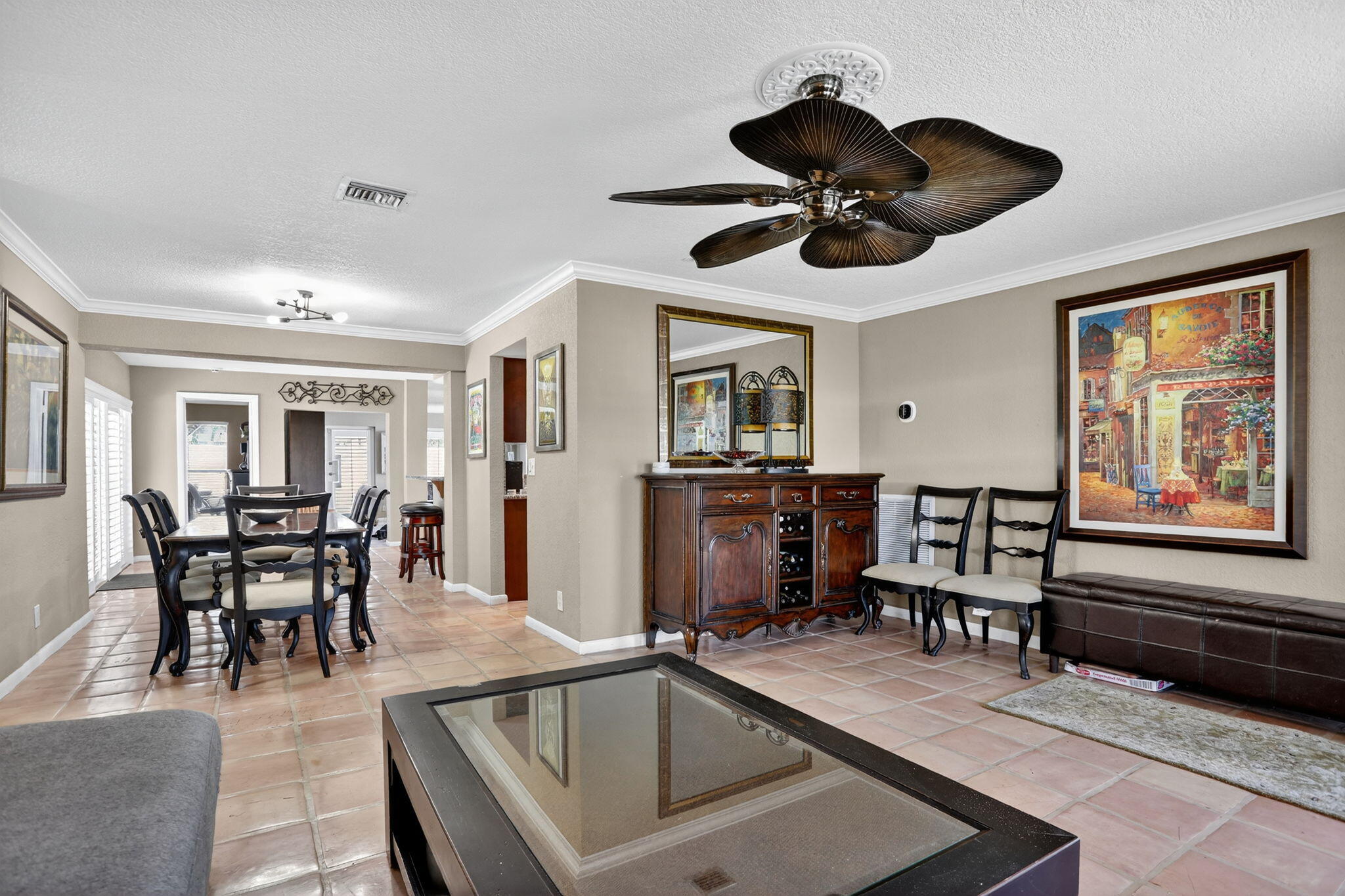 1960 Northeast 31st Street Lighthouse Point, FL 33064 - Photo 9 of 27 a view of a dining room with furniture window and wooden floor