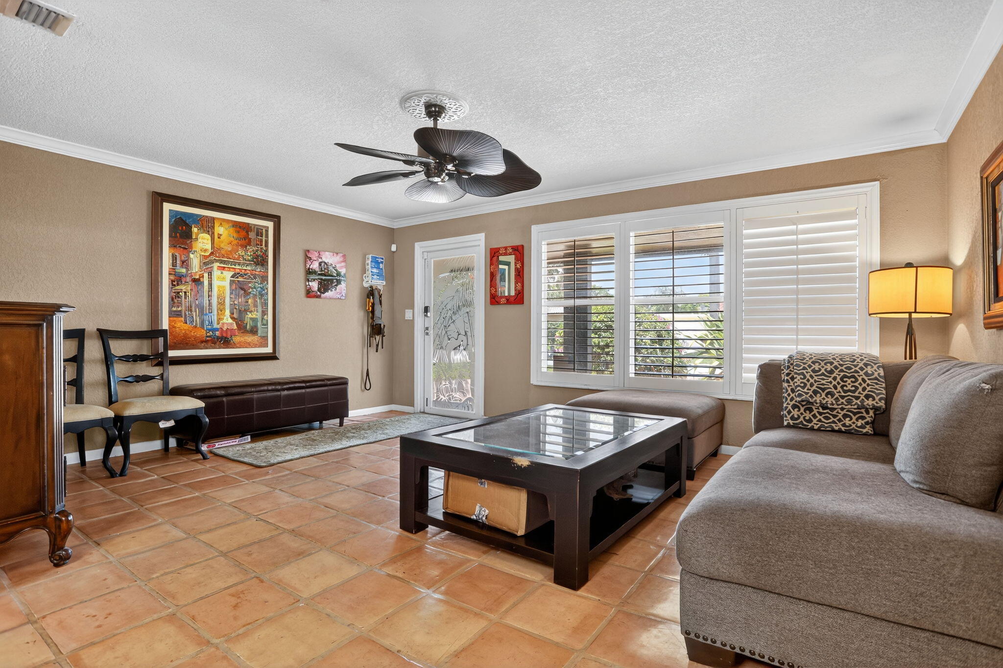 1960 Northeast 31st Street Lighthouse Point, FL 33064 - Photo 10 of 27 a living room with furniture and a large window