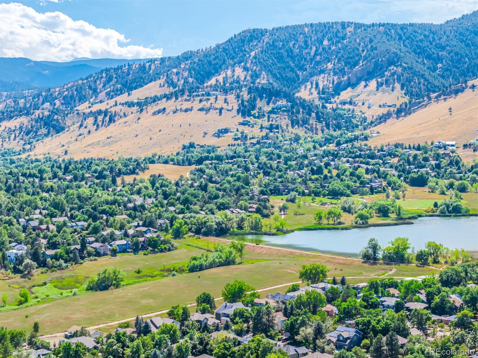 990 Utica Circle Boulder, CO 80304 - Photo 43 of 48 a view of a lake with a city view