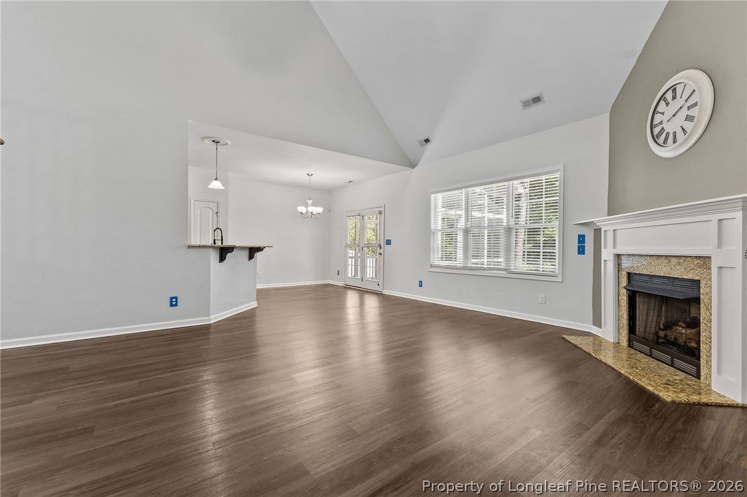 412 Sedgemoor Road Fayetteville, NC 28311 - Photo 10 of 42 Living room into breakfast nook