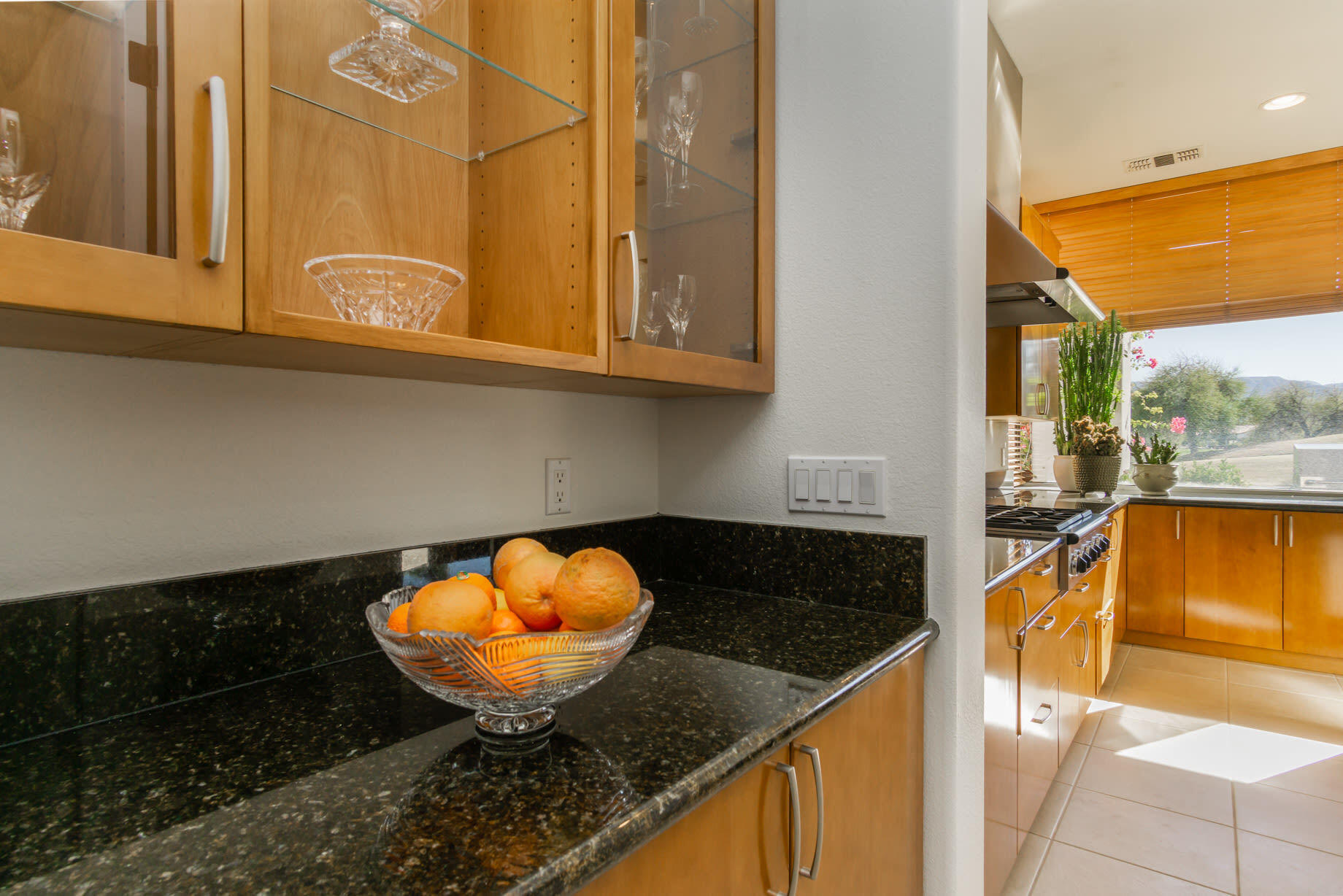 238 Loch Lomond Road Rancho Mirage, CA 92270 - Photo 20 of 44 a view of a kitchen with a sink and a potted plant