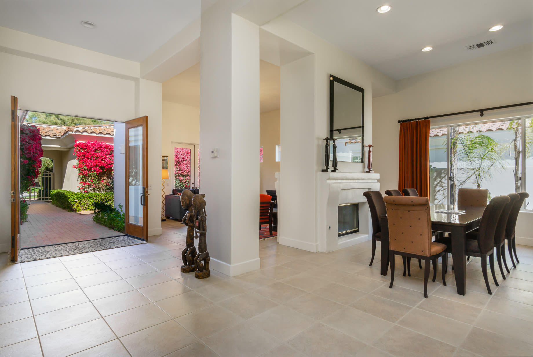 238 Loch Lomond Road Rancho Mirage, CA 92270 - Photo 7 of 44 a view of a dining room with furniture window and outside view