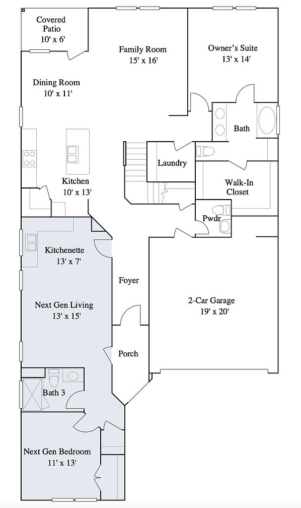 932 Mallow Road Leander, TX 78641 - Photo 39 of 40 Floor plan
