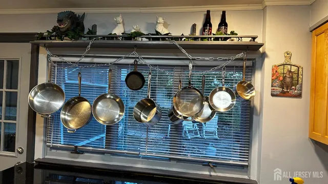 a close view of kitchen appliances