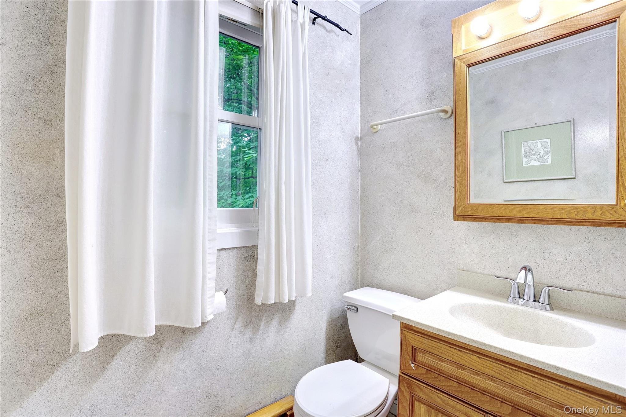 8 Swallow Avenue Spring Valley, NY 10977 - Photo 12 of 28 a bathroom with a toilet a sink and a mirror