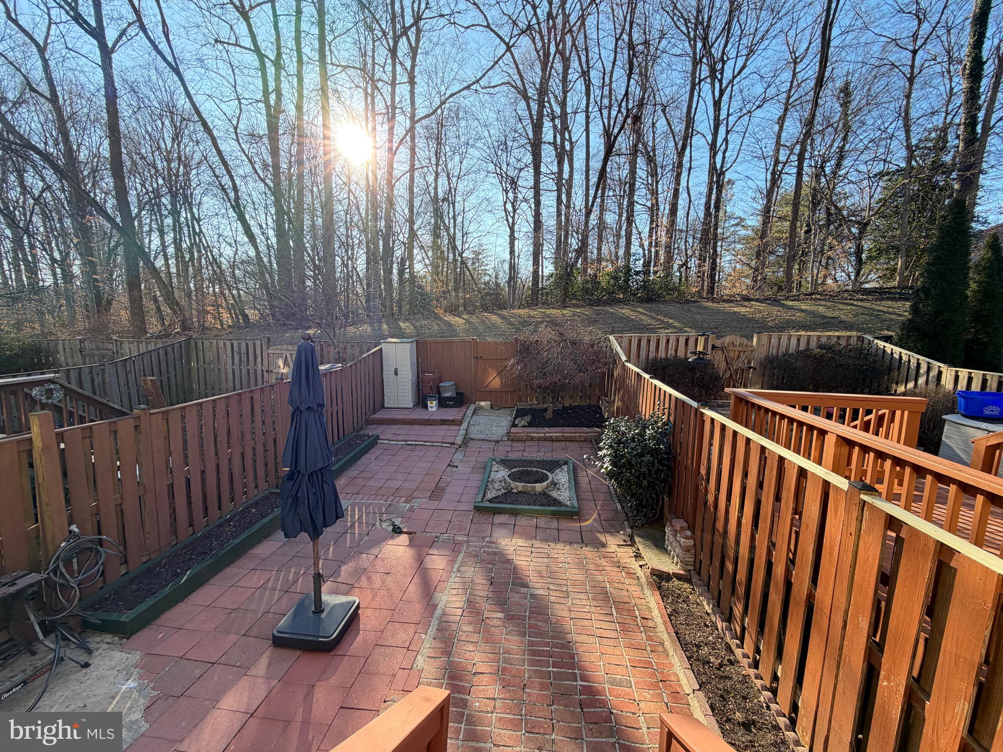 6427 Old Scotts Court Springfield, VA 22152 - Photo 25 of 27 a view of deck with chairs and wooden fence