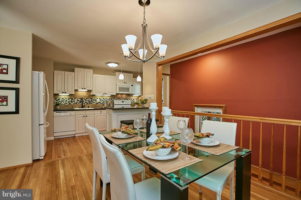 3910 Bryce Road Alexandria, VA 22312 - Photo 1 of 30 Dining Room is Open to Renovated Kitchen