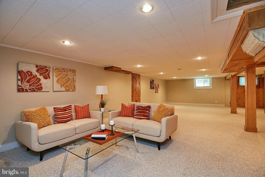 3910 Bryce Road Alexandria, VA 22312 - Photo 2 of 30 Lower Level Family Room - HUGE Flexible Space!