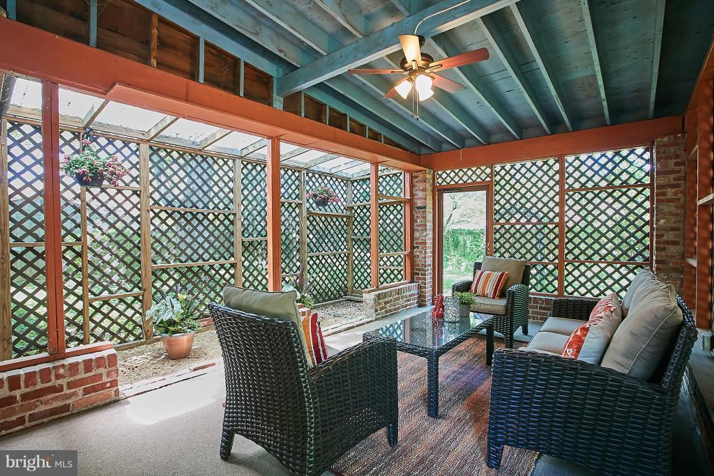 3910 Bryce Road Alexandria, VA 22312 - Photo 23 of 30 Covered Rear Addition/Sunroom