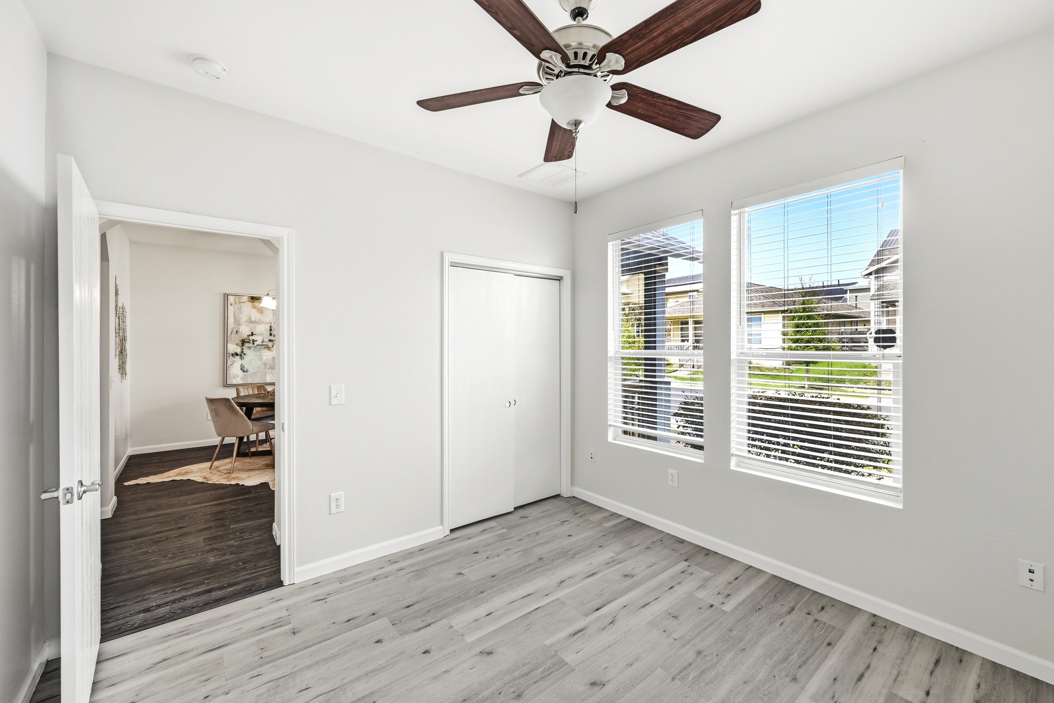 2133 Emma Long Street Austin, TX 78723 - Photo 19 of 39 The secondary bedroom is conveniently located near the guest bathroom.