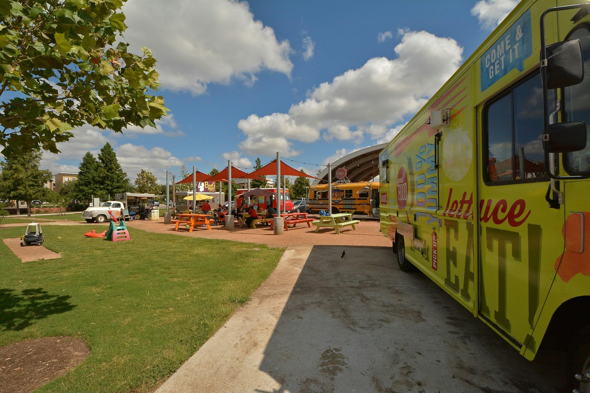 2133 Emma Long Street Austin, TX 78723 - Photo 36 of 39 Local food trucks bring a variety of delicious dining options right into the neighborhood.