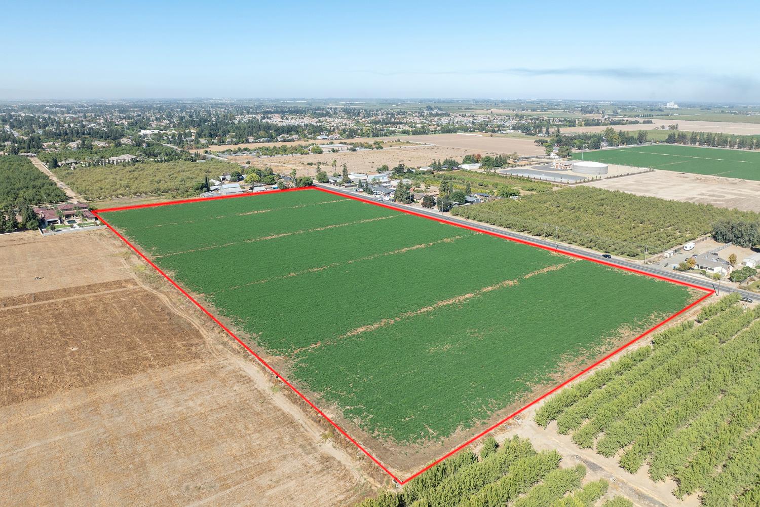 an aerial view of a football ground
