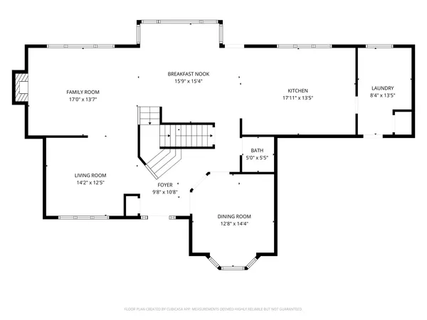 a picture of a floor plan