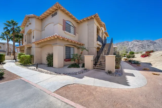 a view of a building with a street view