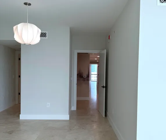 a view of empty room