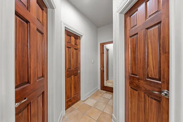 a view of front door