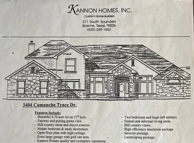 $4,500 | 3404 Comanche Trace Drive, Kerrville, TX 78028