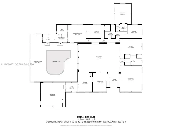$1,950,000 | 13780 Southwest 73rd Court, Palmetto Bay, FL 33158