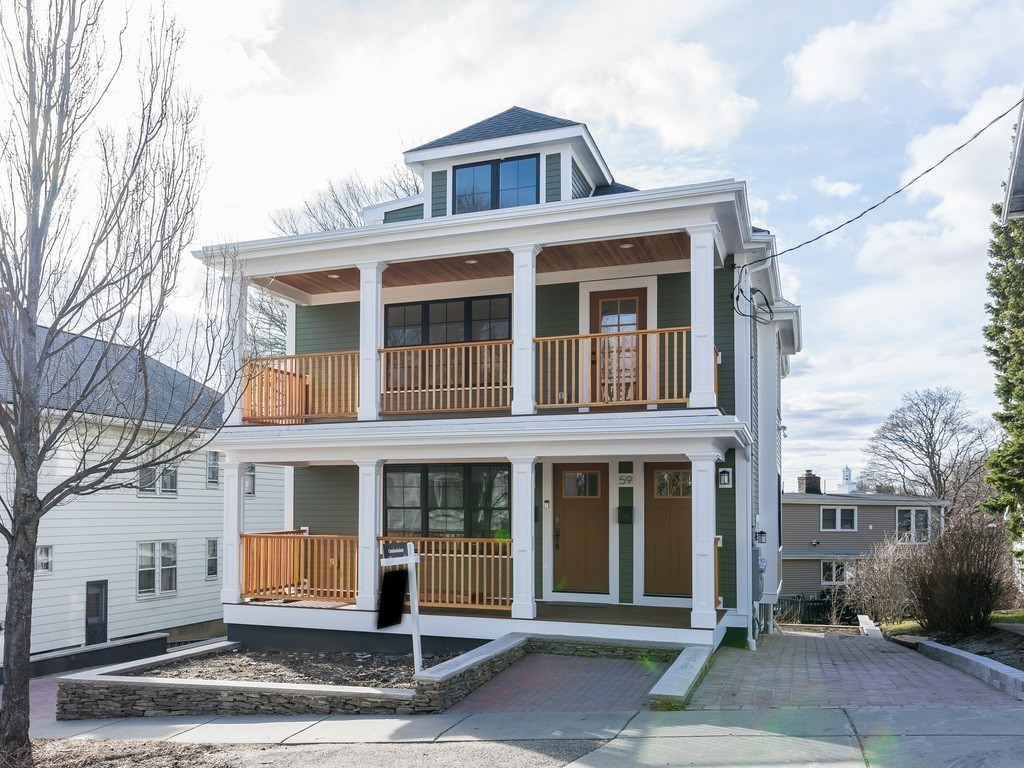 59 Bradford Road, Unit 2 Watertown, MA 02472 - Photo 19 of 20 a front view of a house