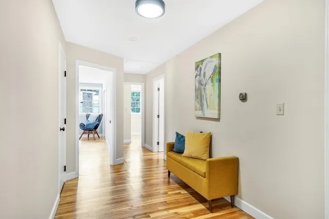 a view of livingroom with furniture and wooden floor