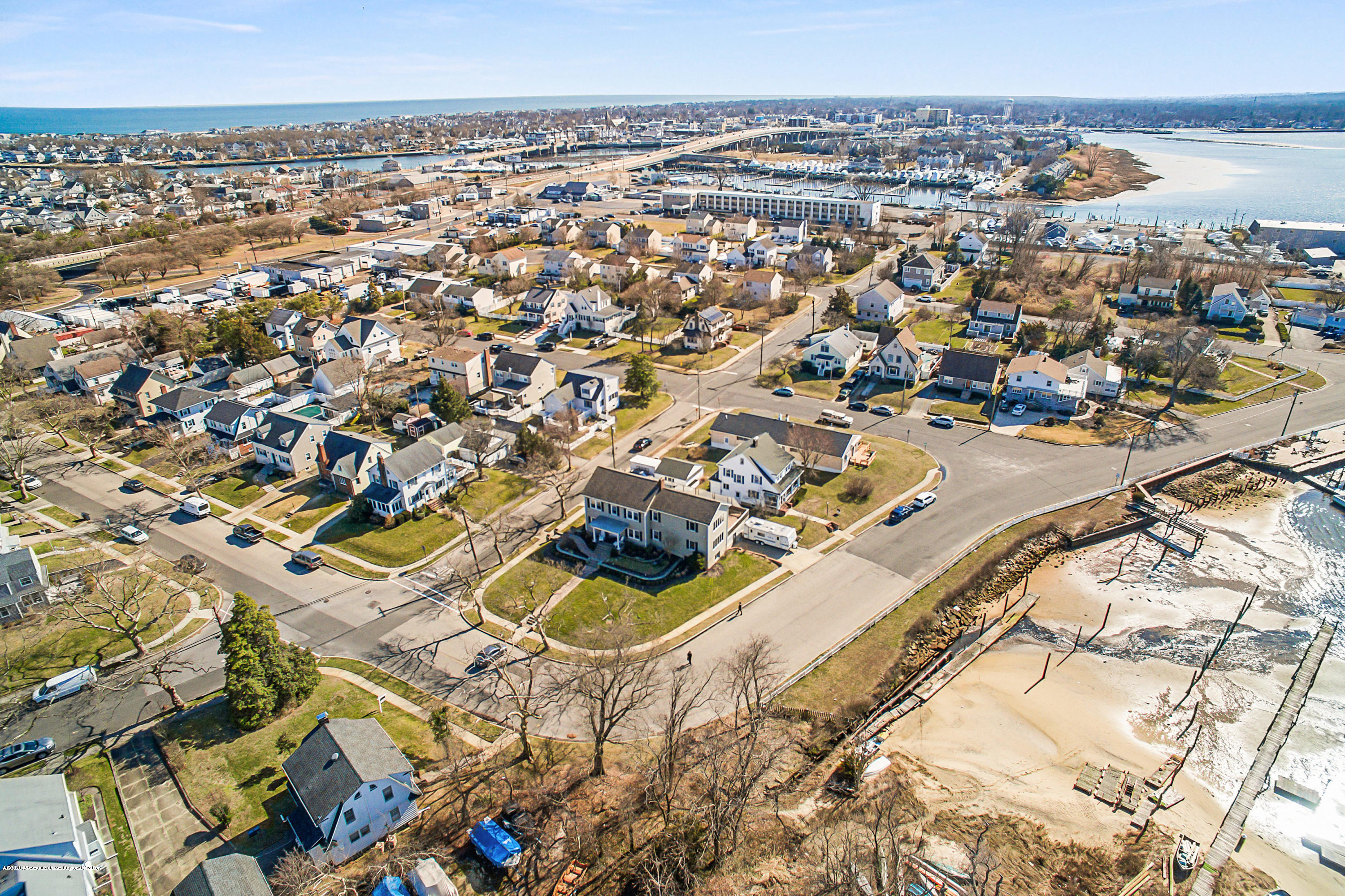 35 Boston Road Neptune City, NJ 07753 - Photo 11 of 30 an aerial view of residential building and parking space