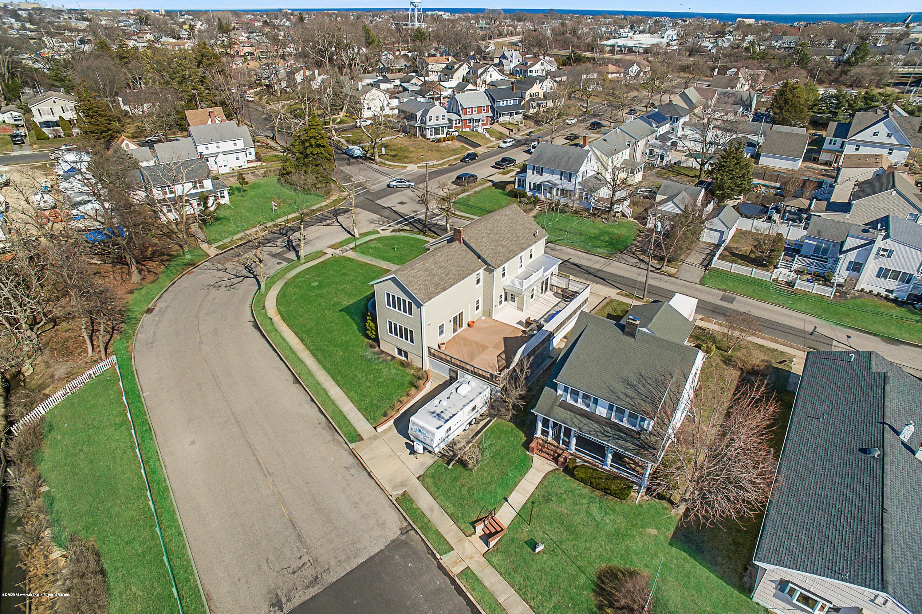 35 Boston Road Neptune City, NJ 07753 - Photo 12 of 30 an aerial view of a house with a garden