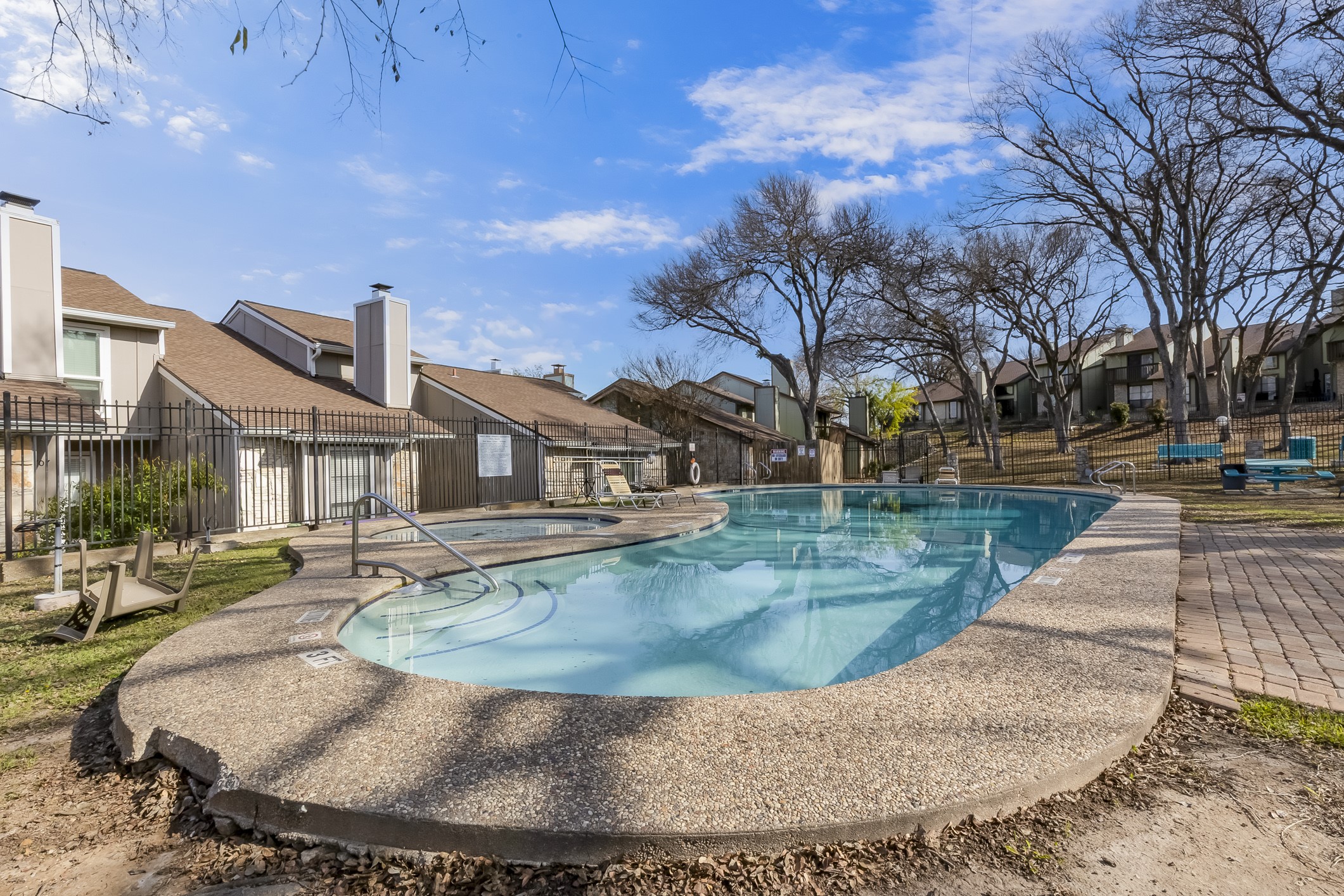 1740 Timber Ridge Road, Unit 136 Austin, TX 78741 - Photo 28 of 32 a view of outdoor space yard and house
