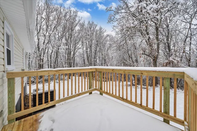 a view of a street from a balcony