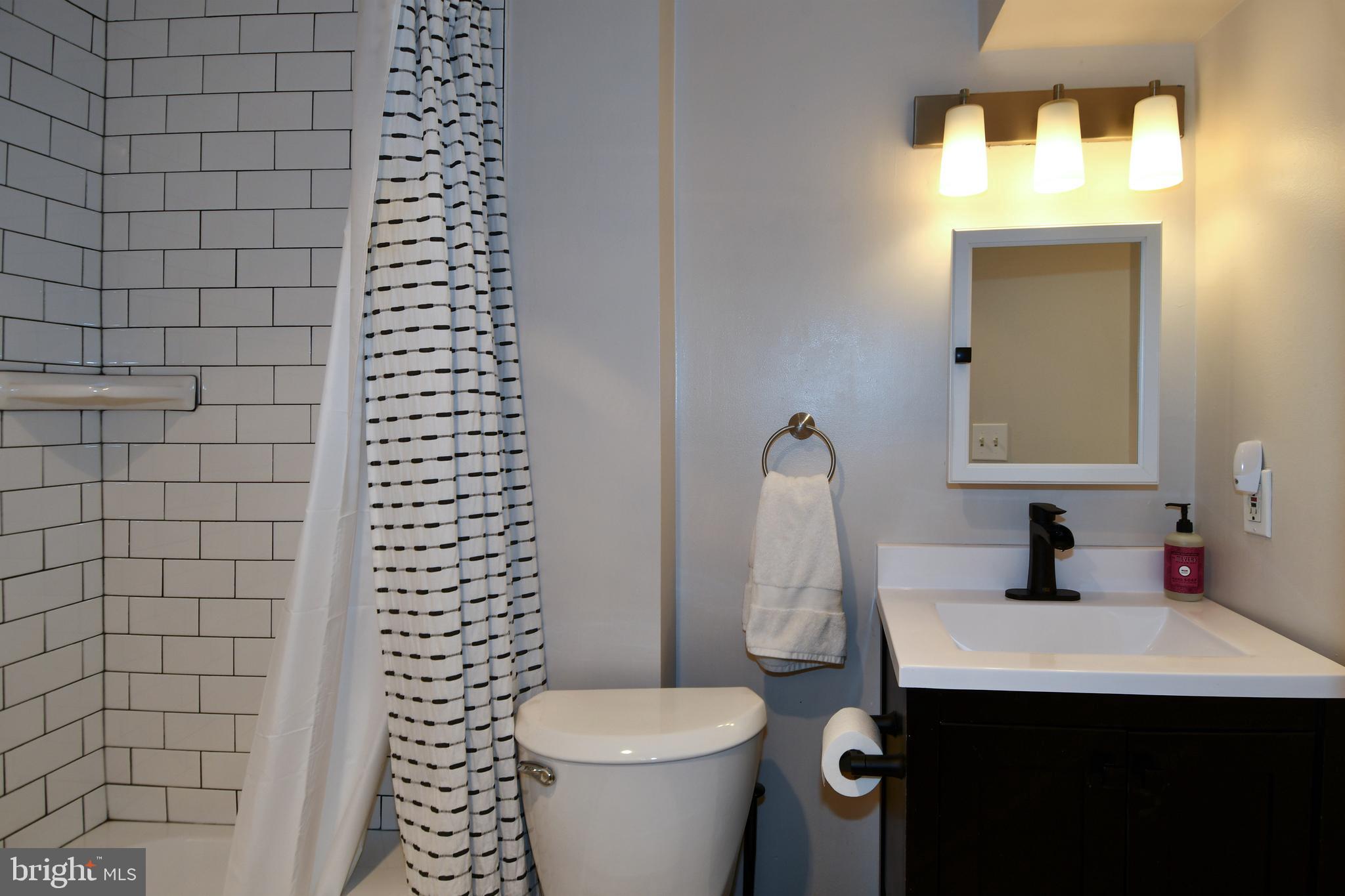 1731 Willard Street Northwest, Unit 105 Washington, DC 20009 - Photo 17 of 52 a bathroom with a sink toilet and shower