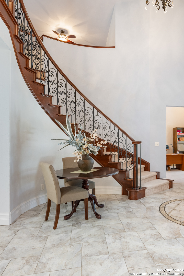 613 Saxet Trail Spring Branch, TX 78070 - Photo 4 of 41 a view of entryway wih livingroom and stairs