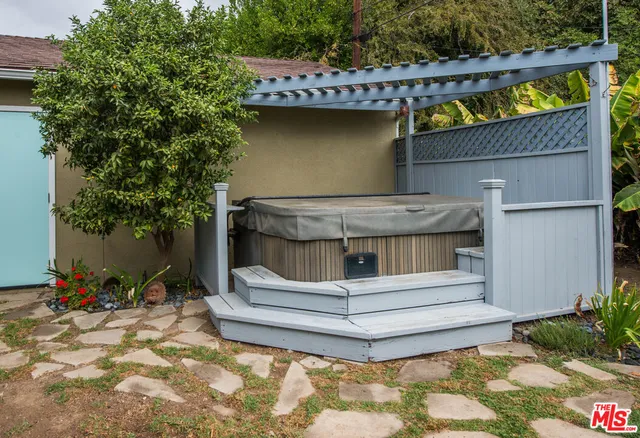 a view of outdoor space and deck