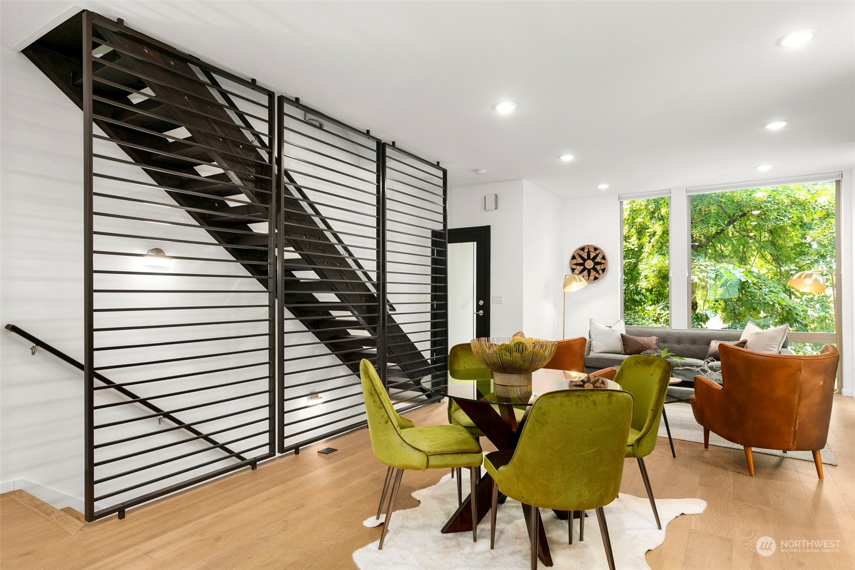 200 20th Avenue South Seattle, WA 98144 - Photo 6 of 22 a view of a livingroom with furniture and staircase