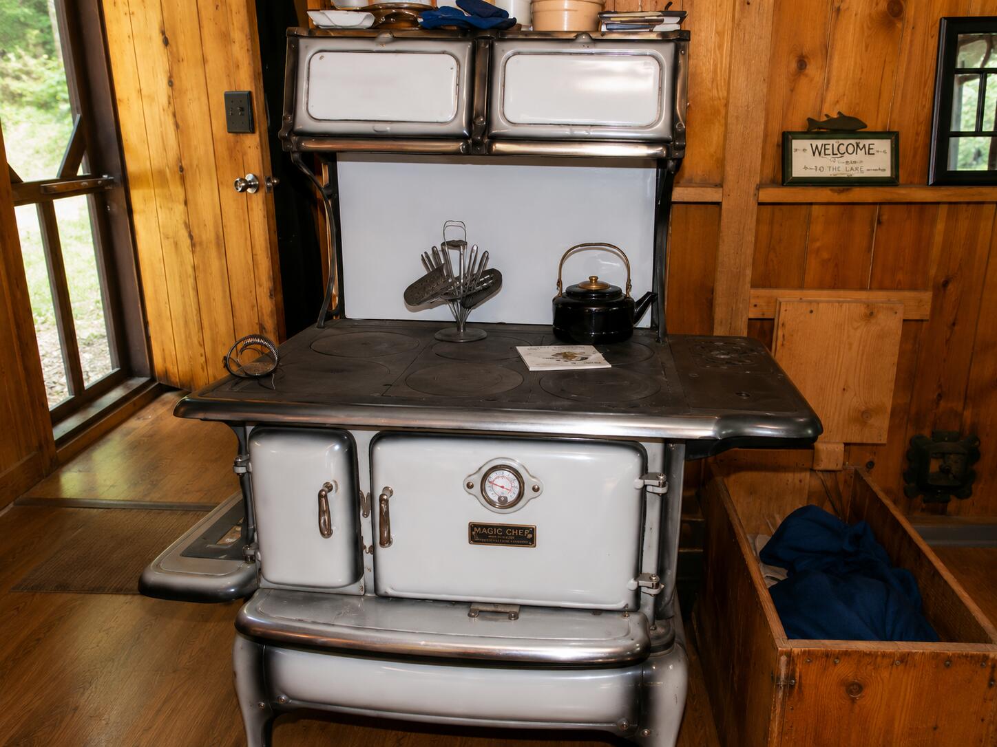 799 Upper Dobsis Road Lakeville, ME 04487 - Photo 8 of 16 Wood Cookstove