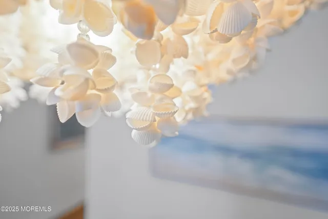 a close up of a white house