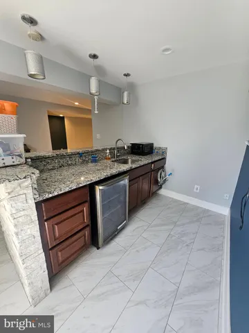 a view of a swimming pool with an outdoor space