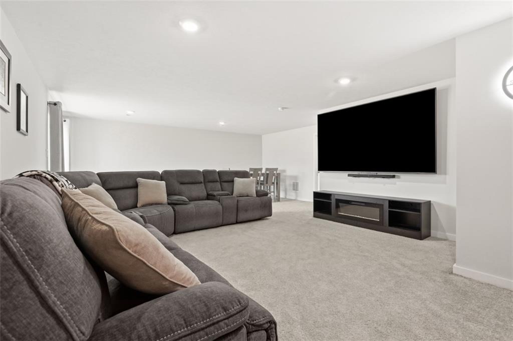 301 St.michael Way Clinton, PA 15026 - Photo 42 of 50 100" Tv - Basement is large for entertainment