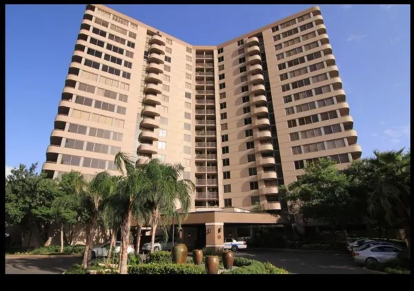 a front view of a building