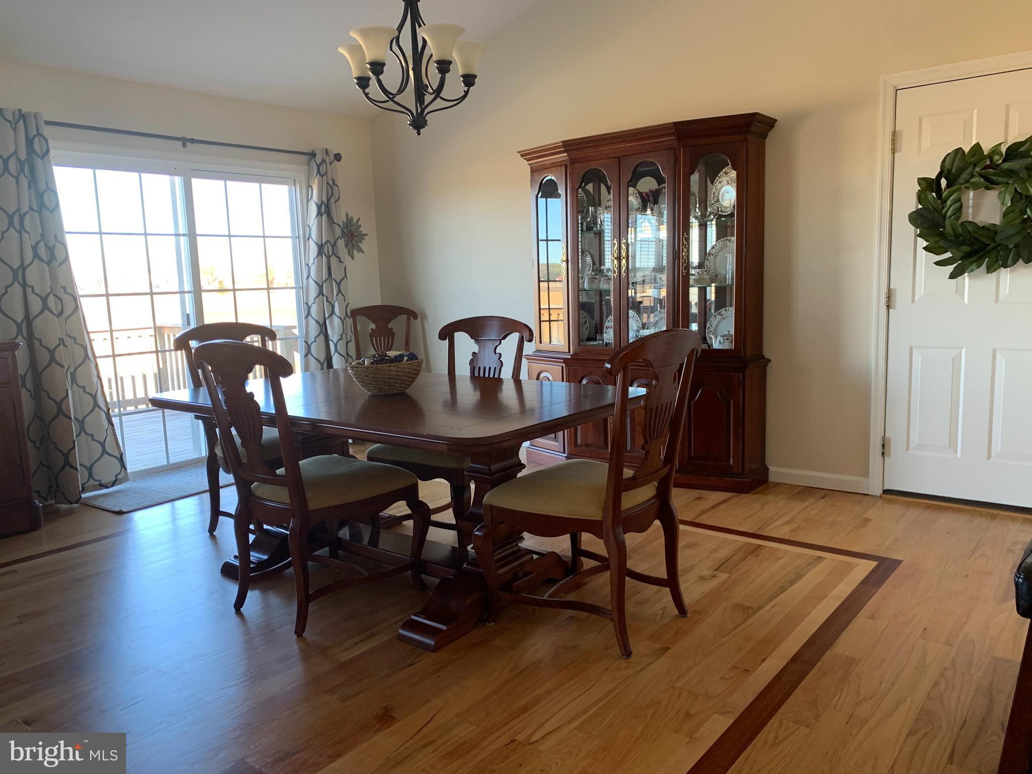 2537 Roberts Station Road Church Hill, MD 21623 - Photo 7 of 31 Dining Room w/ Custom Hardwood